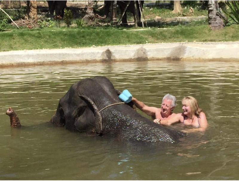 Elephant Bathing & Feeding Trip form Khaolak