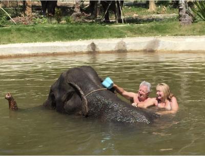 Elephant Bathing & Feeding Trip form Khaolak